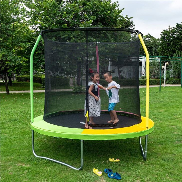 Trampoline 8FT Le Líontán Sábháilteachta