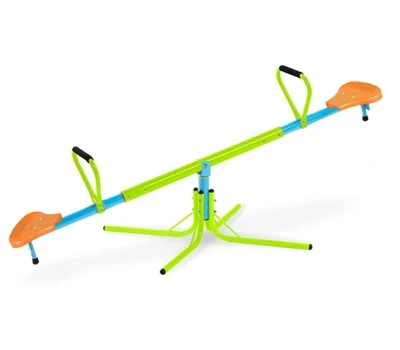 2 Suíochán Plaisteacha Spinning Teeter Totter